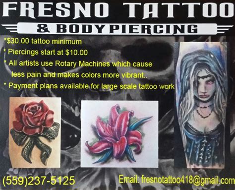fresno tattoo & body piercing